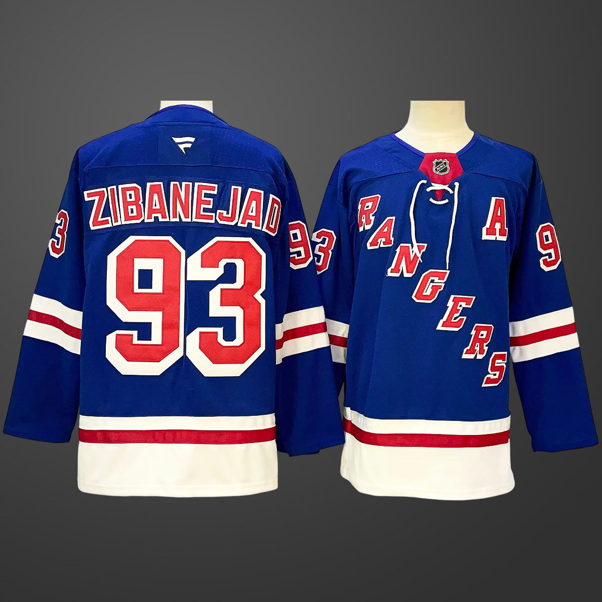 #93 Mika Zibanejad New York Rangers Jersey