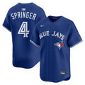 Men’s Toronto Blue Jays George Springer #4 Blue Baseball Jersey