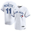 Men’s Toronto Blue Jays Bo Bichette #11 White Stitched Jersey