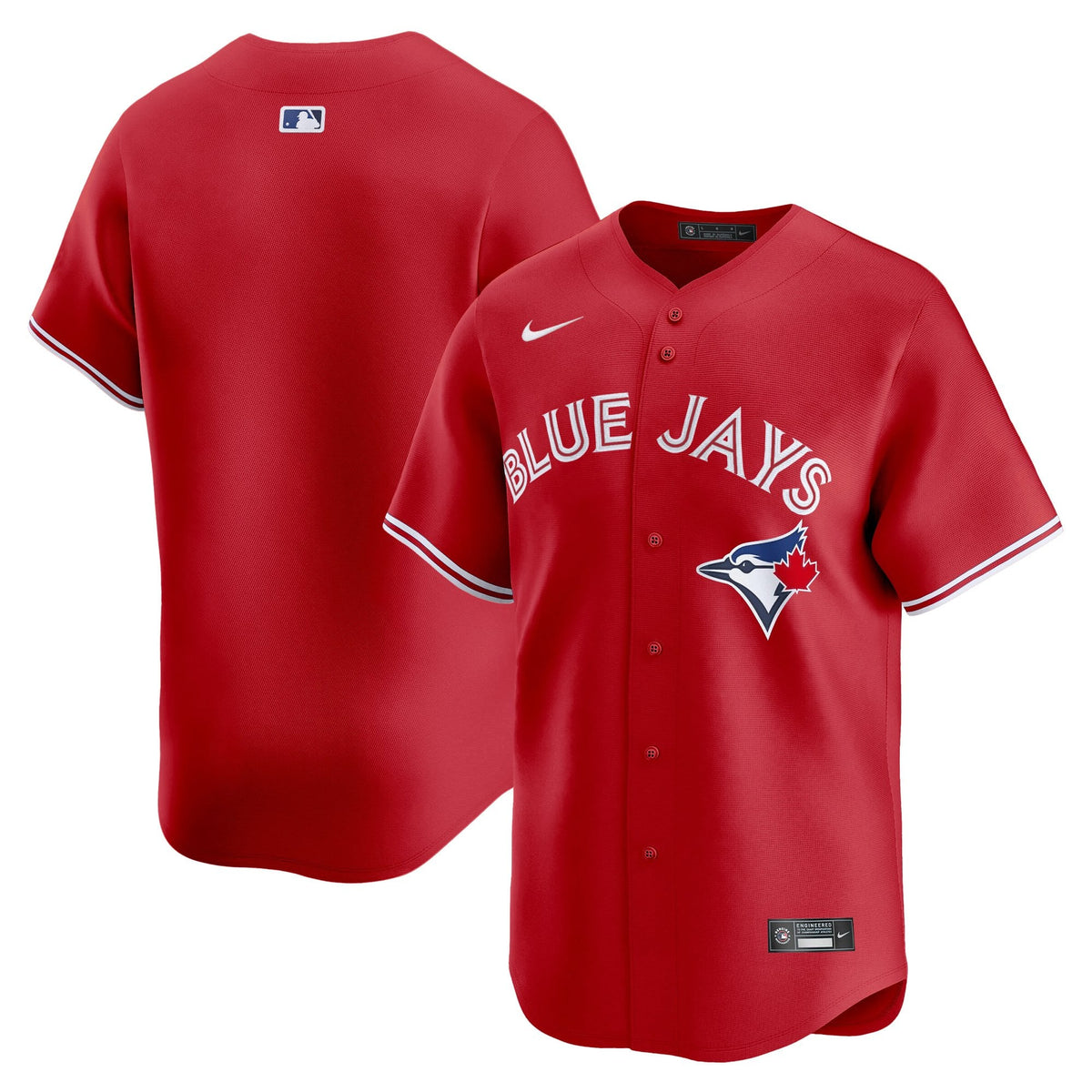 Men’s Toronto Blue Jays Red Alternate Team Blank Jersey