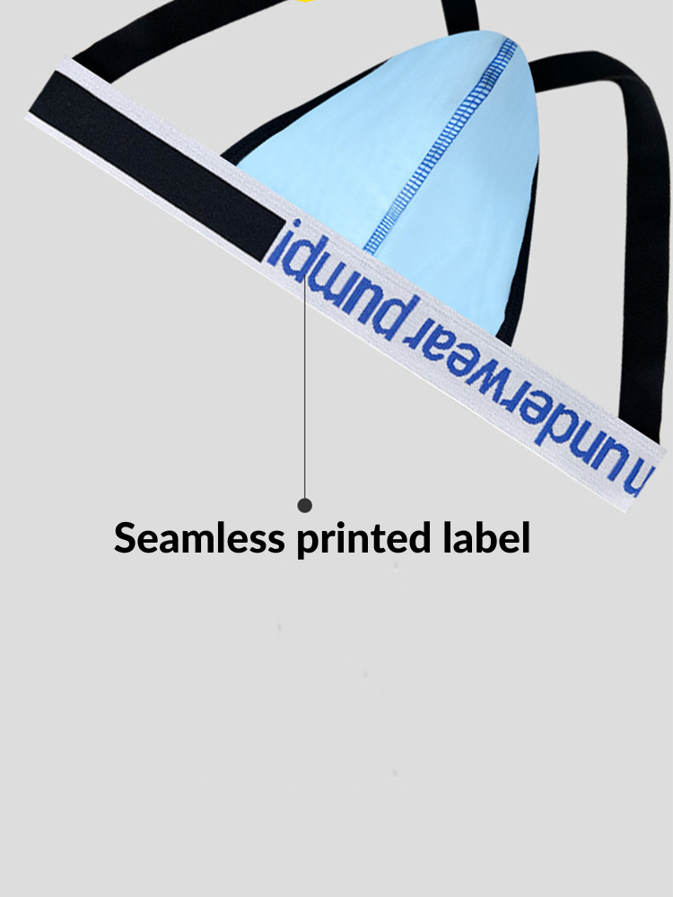 2 Pack Men's 3D Pouch Open-Back Jockstraps