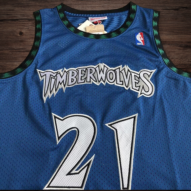 Men’s Timberwolves 2003-04 #21 Garnett Jersey