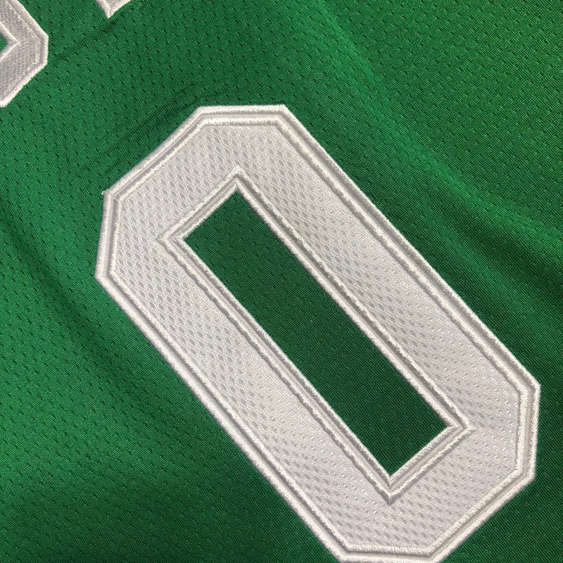 Men’s Boston Celtics 75th anniversary #0 Tatum Jersey Green All Stitched