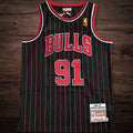 Men’s Chicago Bulls 1996-97 #91 Dennis Rodman Jersey