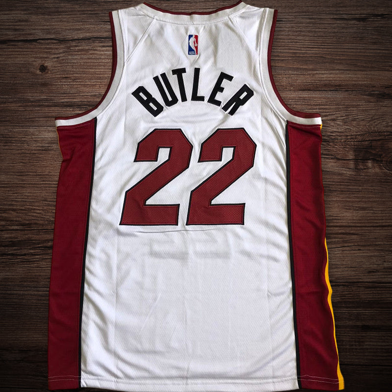Men’s Miami Heat #22 Butler White Jersey