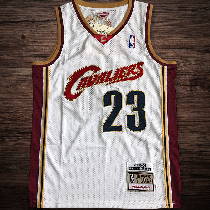 Men’s Cavaliers 2003-04 #23 LeBron James Jersey
