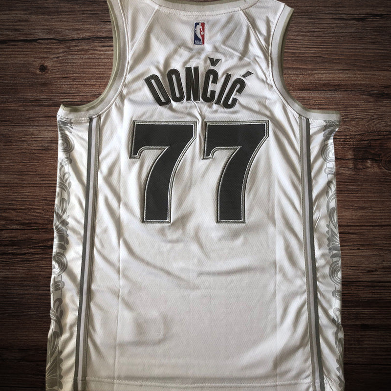 Men’s Dallas Mavericks 2025 City Edition #77 Doncic Jersey