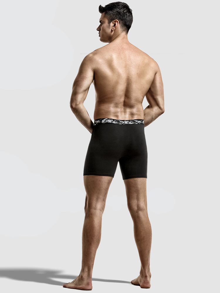 2 Pack Men's U Convex Large Support Pouch Boxers Briefs