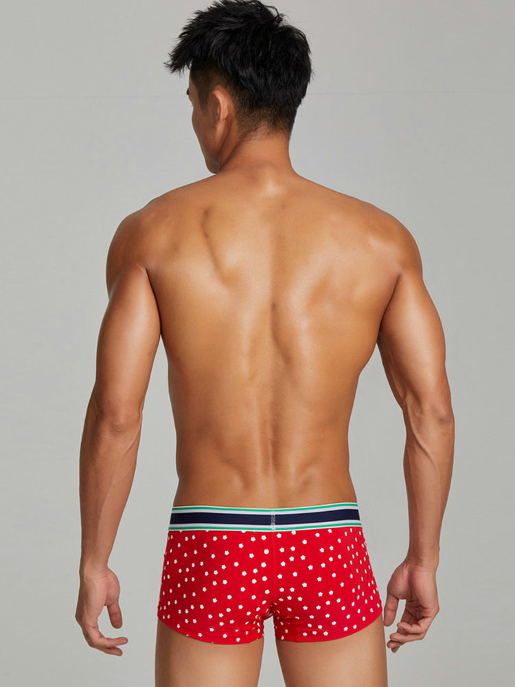 Men's Christmas Holiday Pouch Cotton Underwear