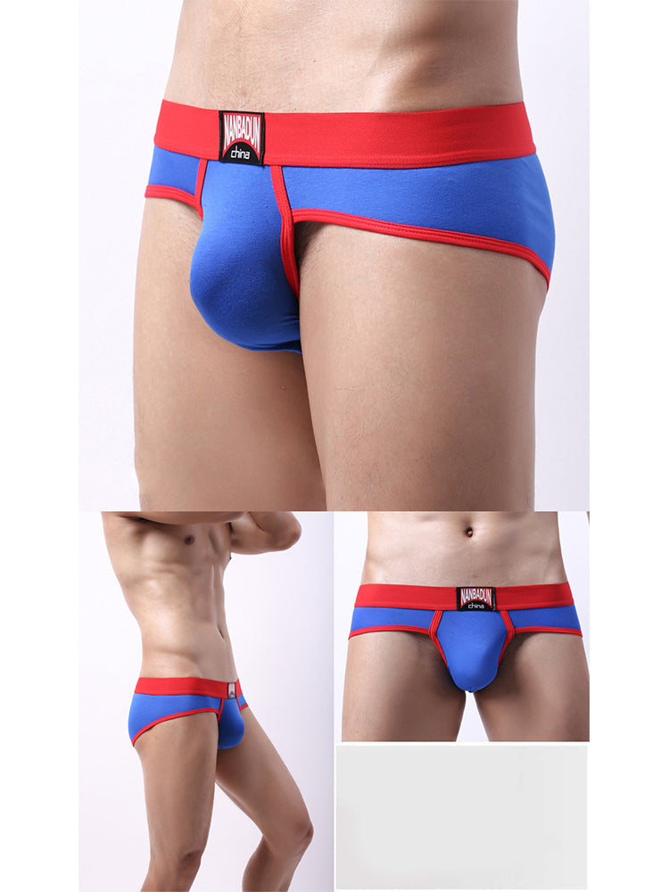 2-pack Men's Loose Cotton Sports Briefs