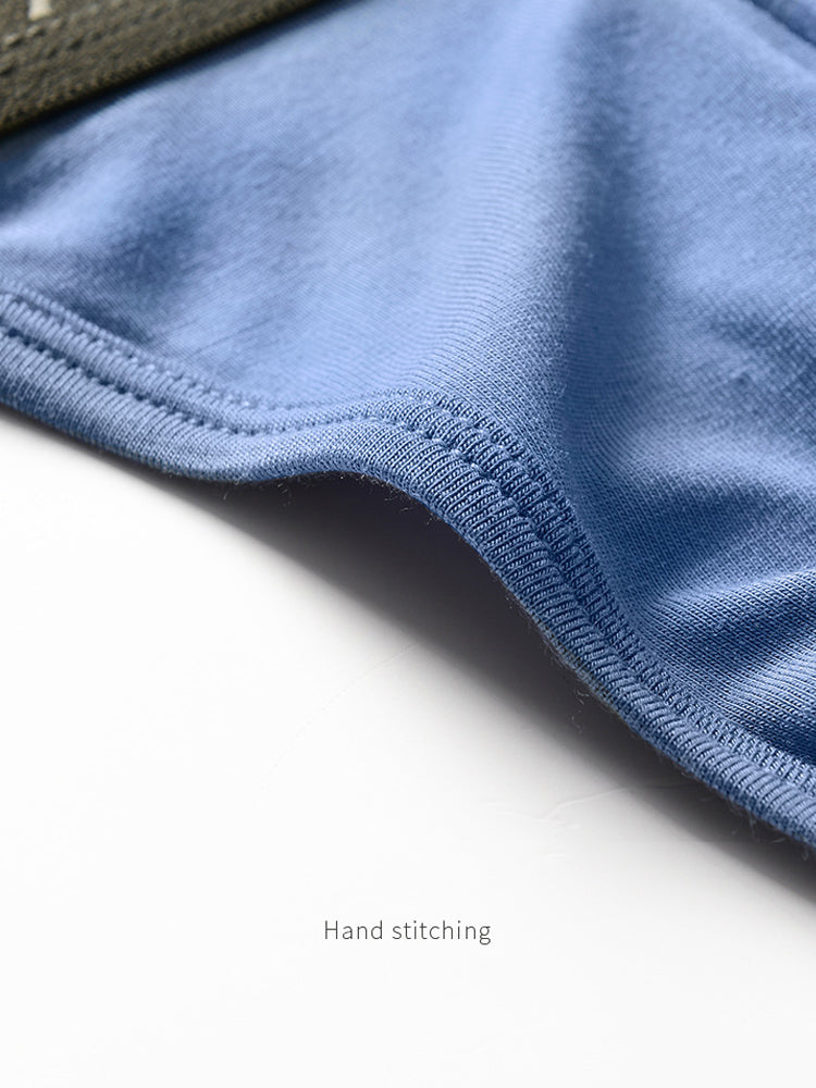 3 Pack Men's Modal U-Pouch Mid-Rise Thongs