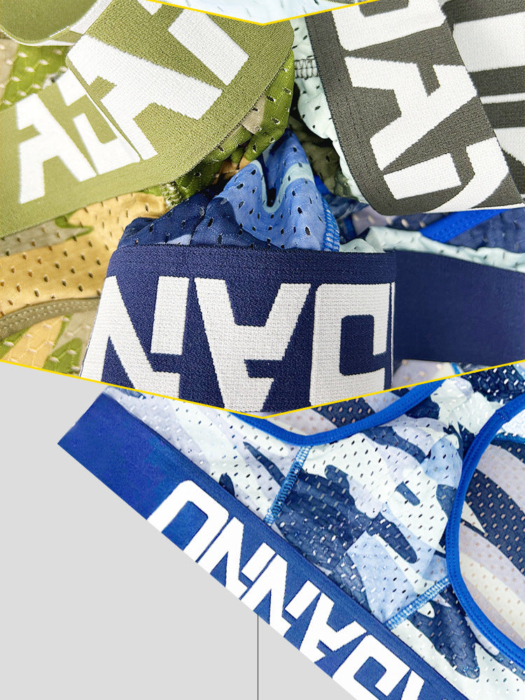 Men's Breathable Mesh Hip-lifting Briefs