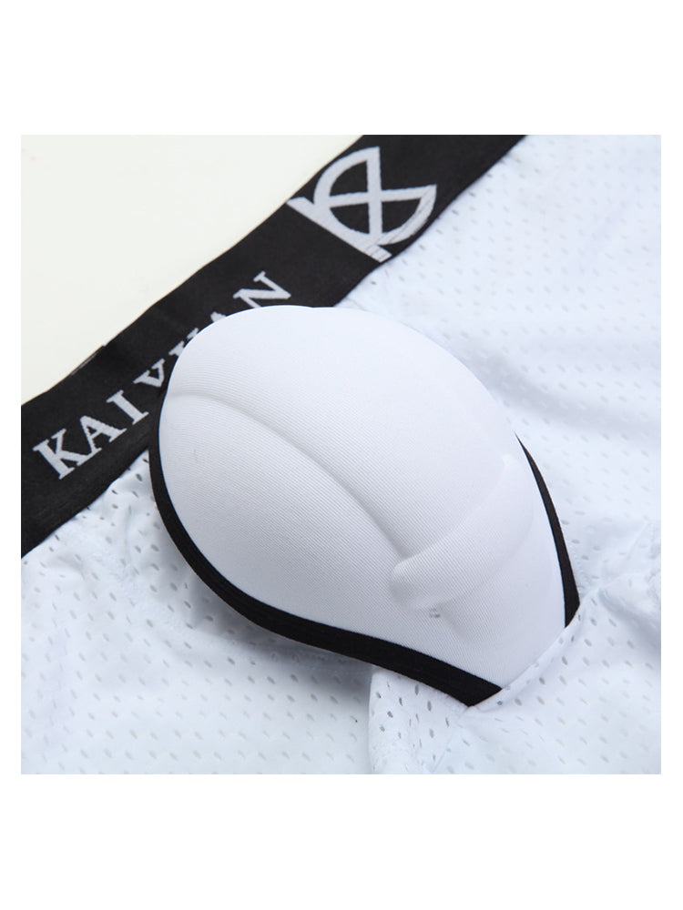 2-pack Men's Sexy Detachable Curled Cup Snap Hip Boxer Briefs