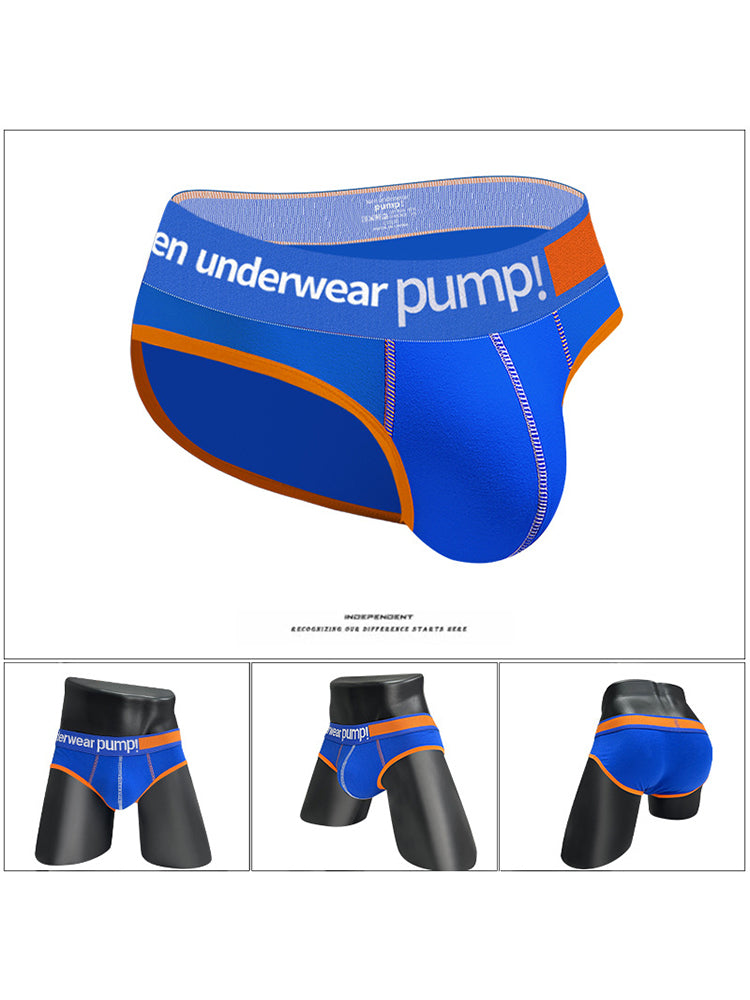 2 Pack Men's Middle-Rise Cotton Sexy Briefs