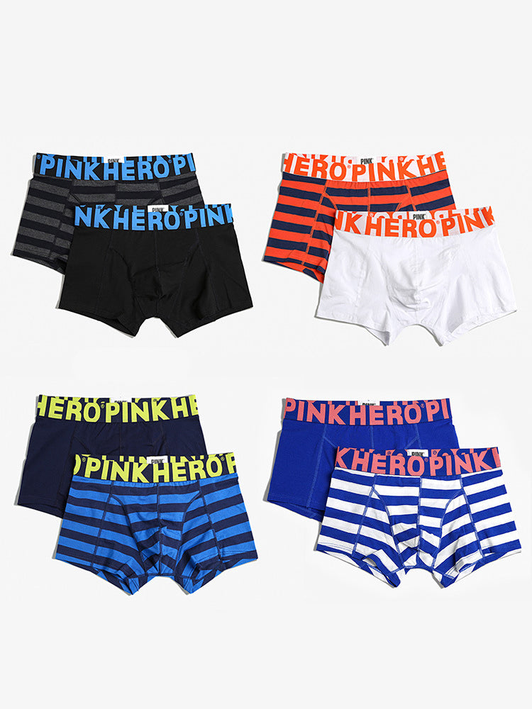 Men's Wide Belt Cotton Trunks