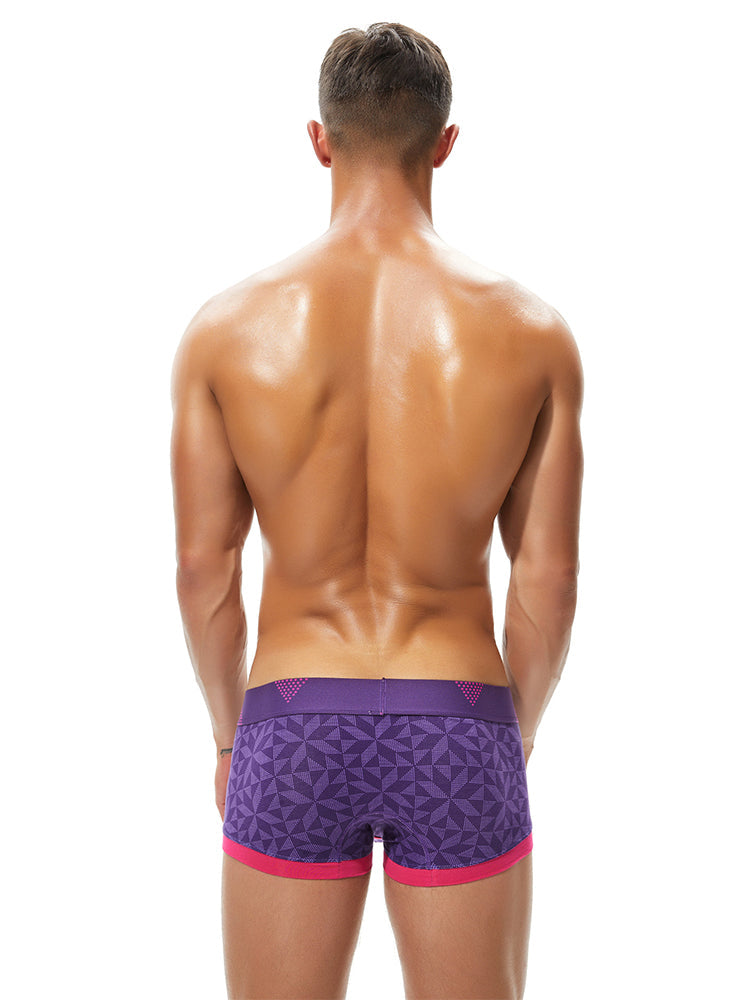 2 Pack Men's Contoured Pouch Cotton Trunks