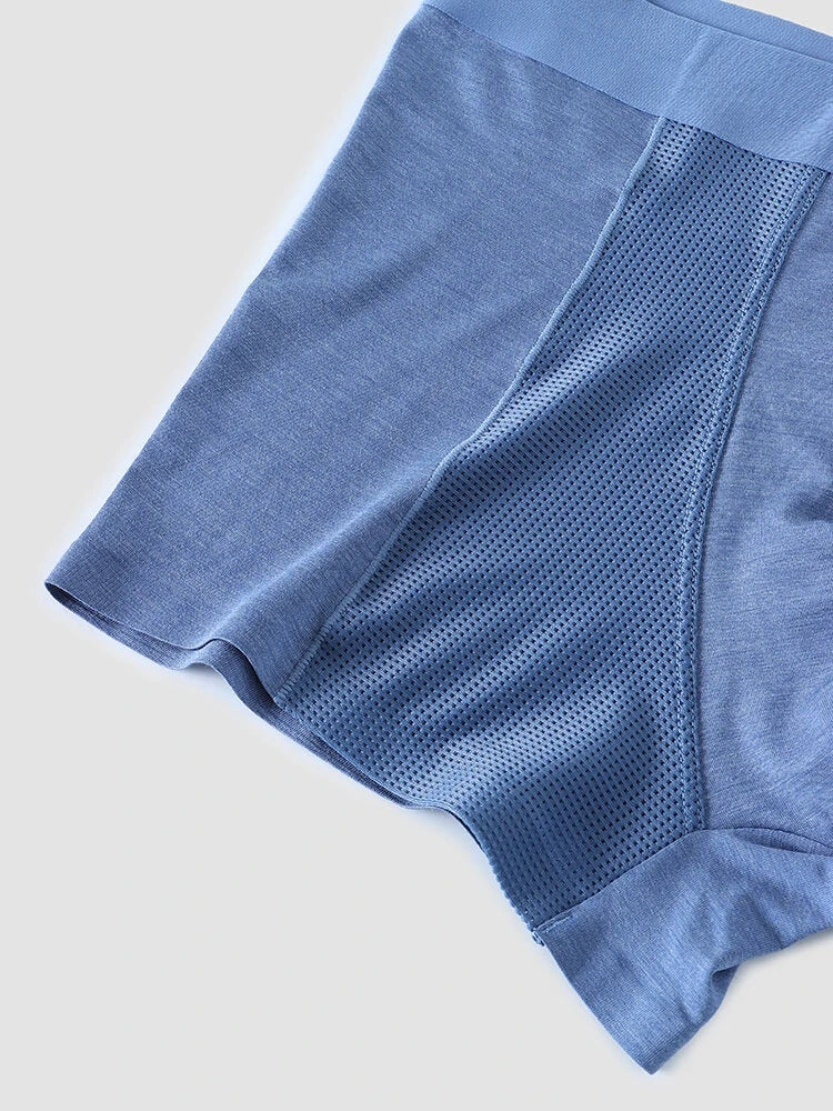 Men's U Convex Pouch Seamless Modal Trunks