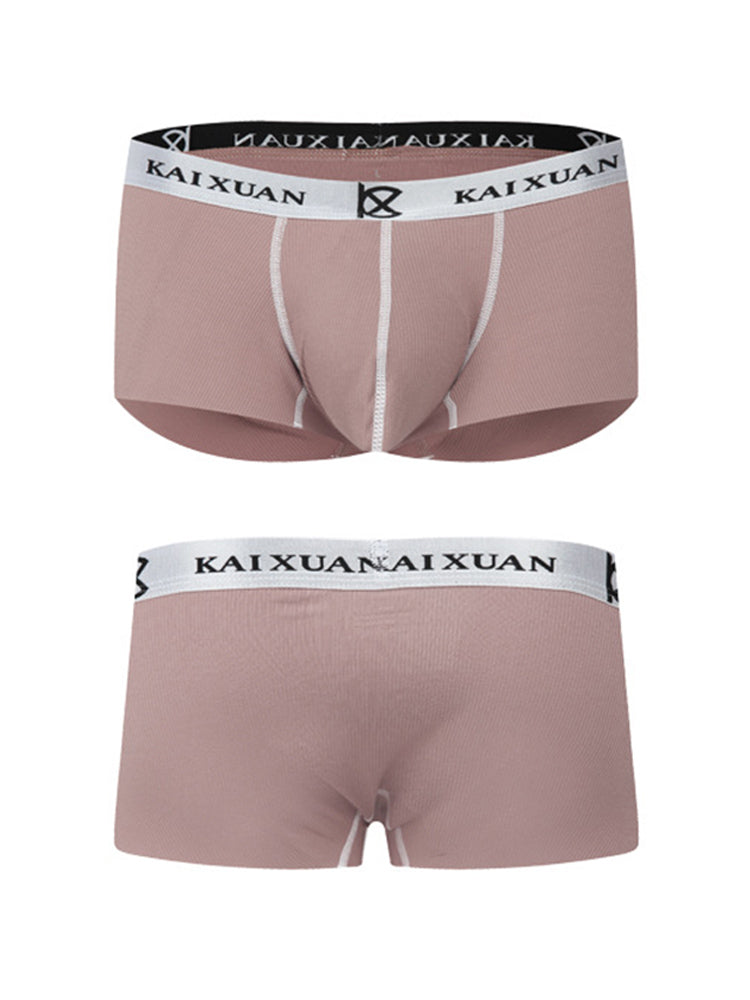 2 Pack Men's Modal Simple Skin-Friendly Trunks