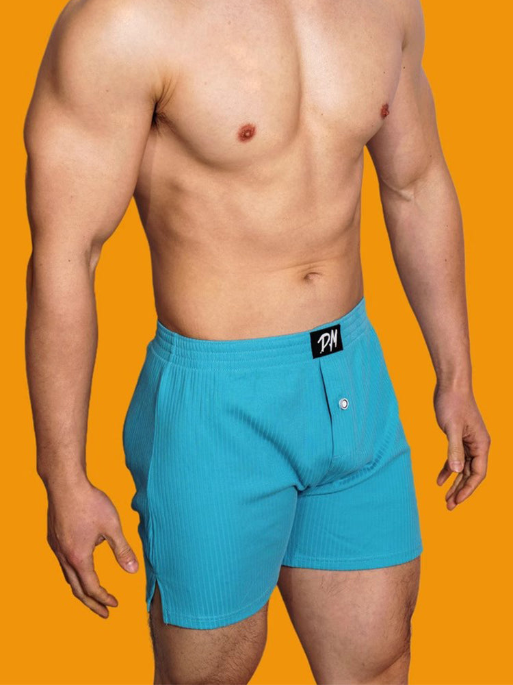 2 Pack Low-Rise Cotton Casual Solid Boxers