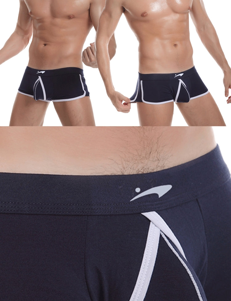 3 Pack Men's Modal U-convex Large Pouch Arrow Pants Breathable Boxer Briefs