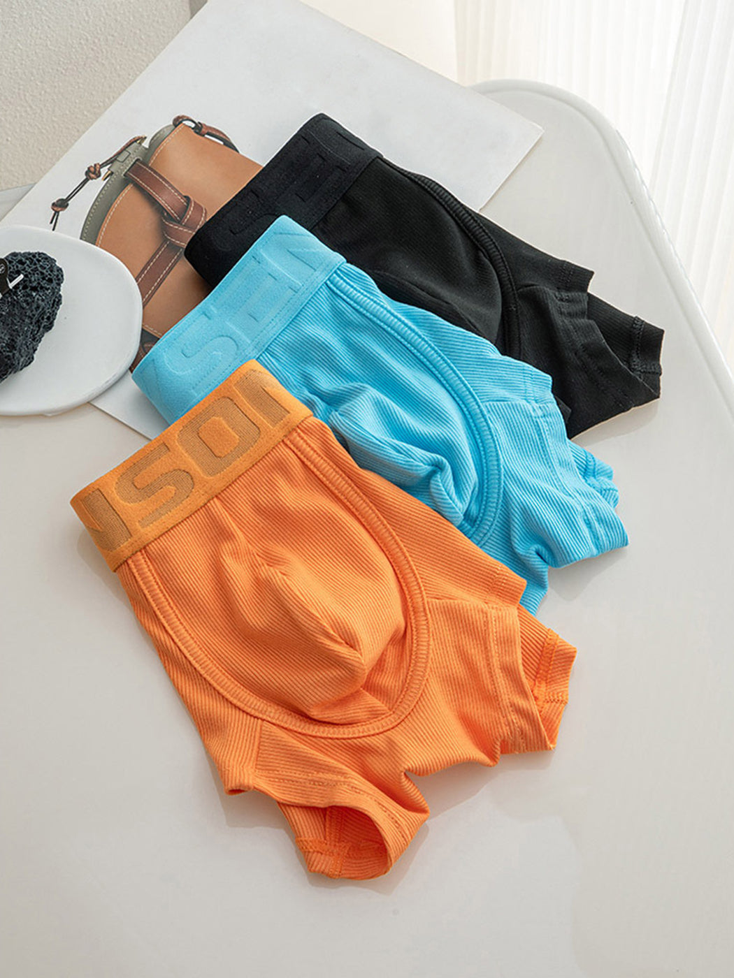 2 Pack Men's Breathable U Pouch Modal Trunks