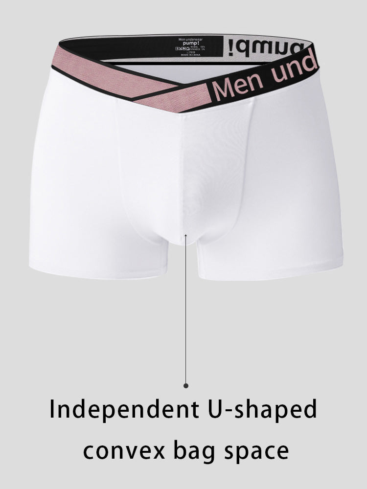 2 Pack Men's Modal Breathable U-Pouch Trunks