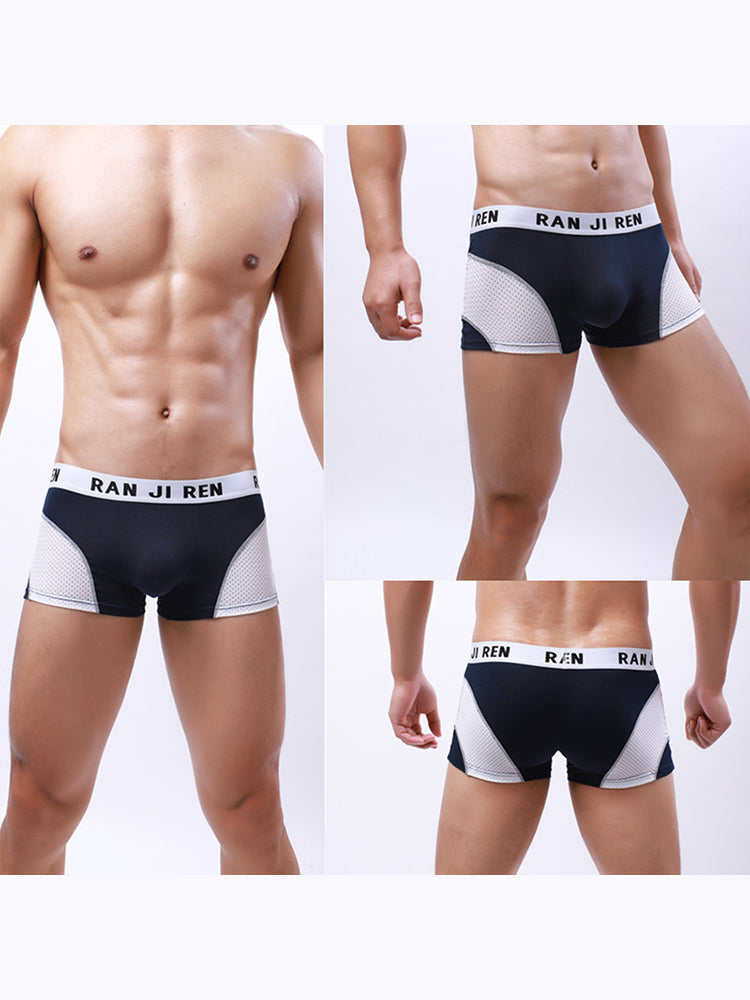 3 Pack Men's Minimalist Cool-Touch Cotton Trunks
