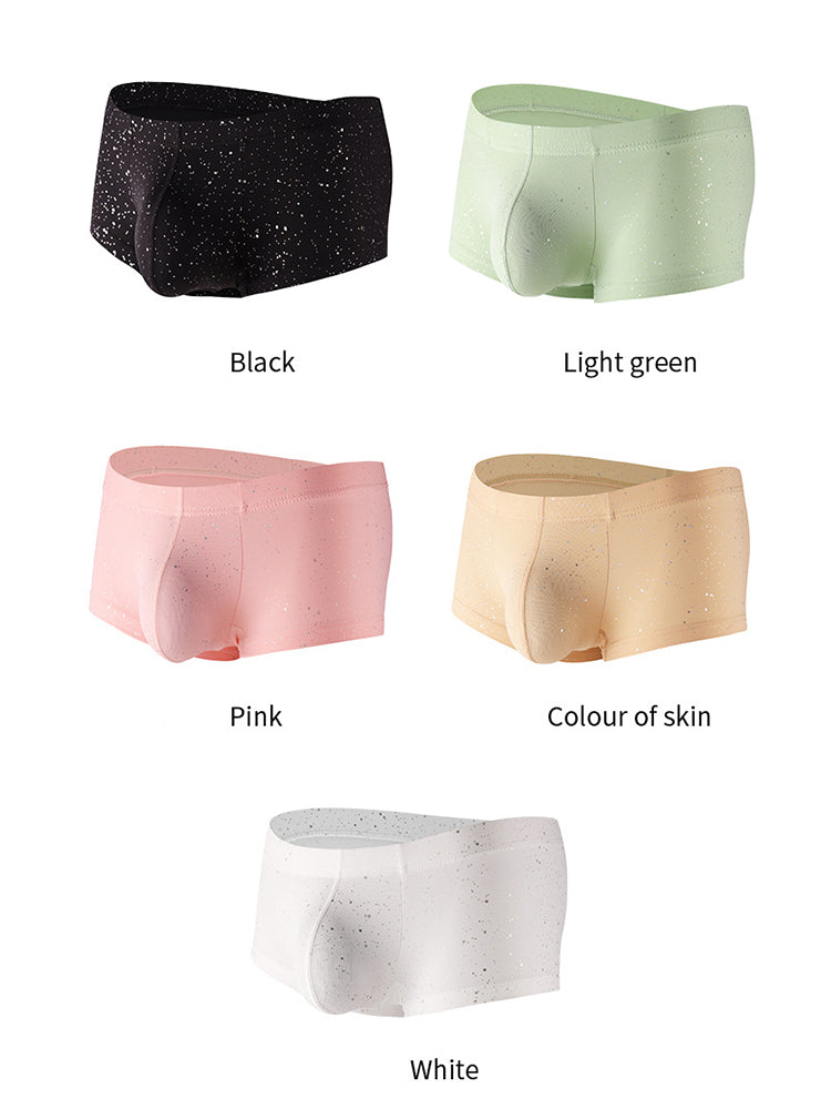 2-pack Men's Sexy Shiny Pouch Boxer Briefs