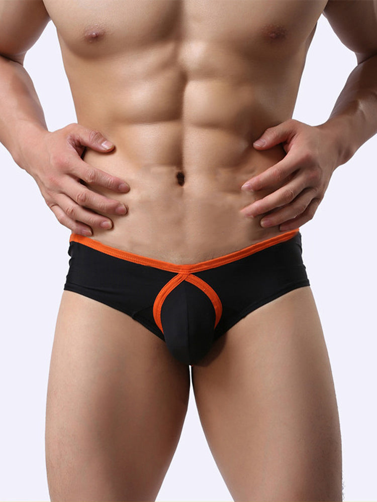 3 Pack Men's Trendy Breathable Sexy Nylon Trunks