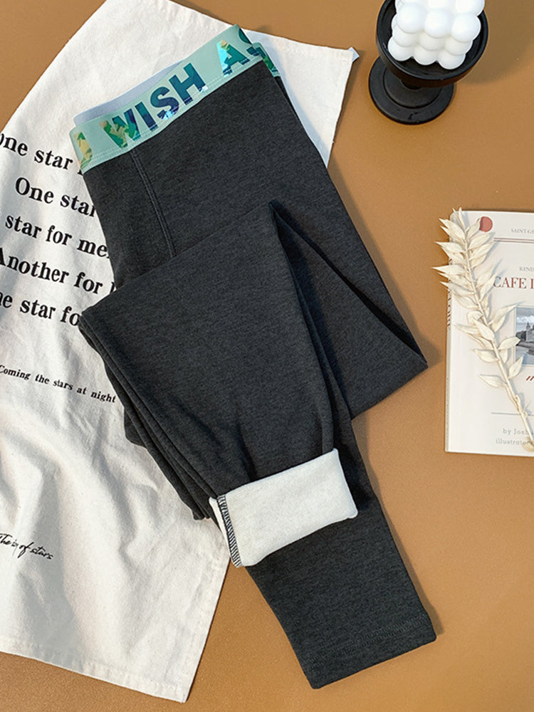 Men's Thermal Pants with Fleece Lining, Thickened Sports Base Layer Pants