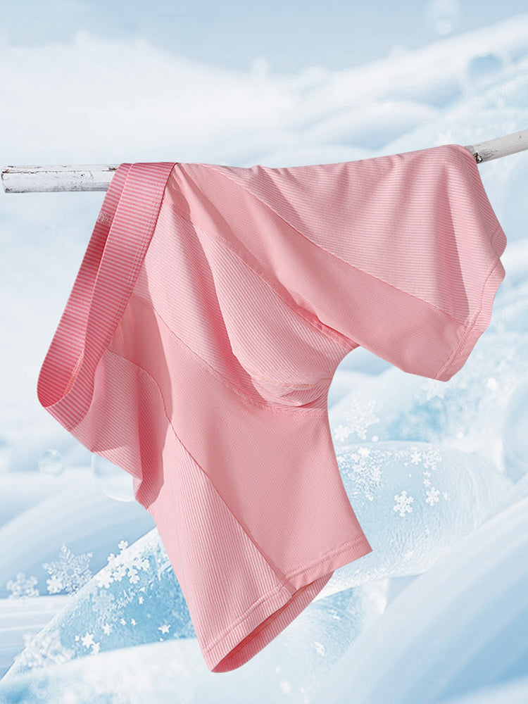 2 Pack Men's Anti-friction Sports Long Nylon Mesh Briefs