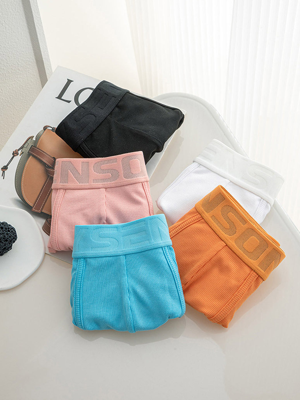 2 Pack Men's Breathable U Pouch Modal Trunks