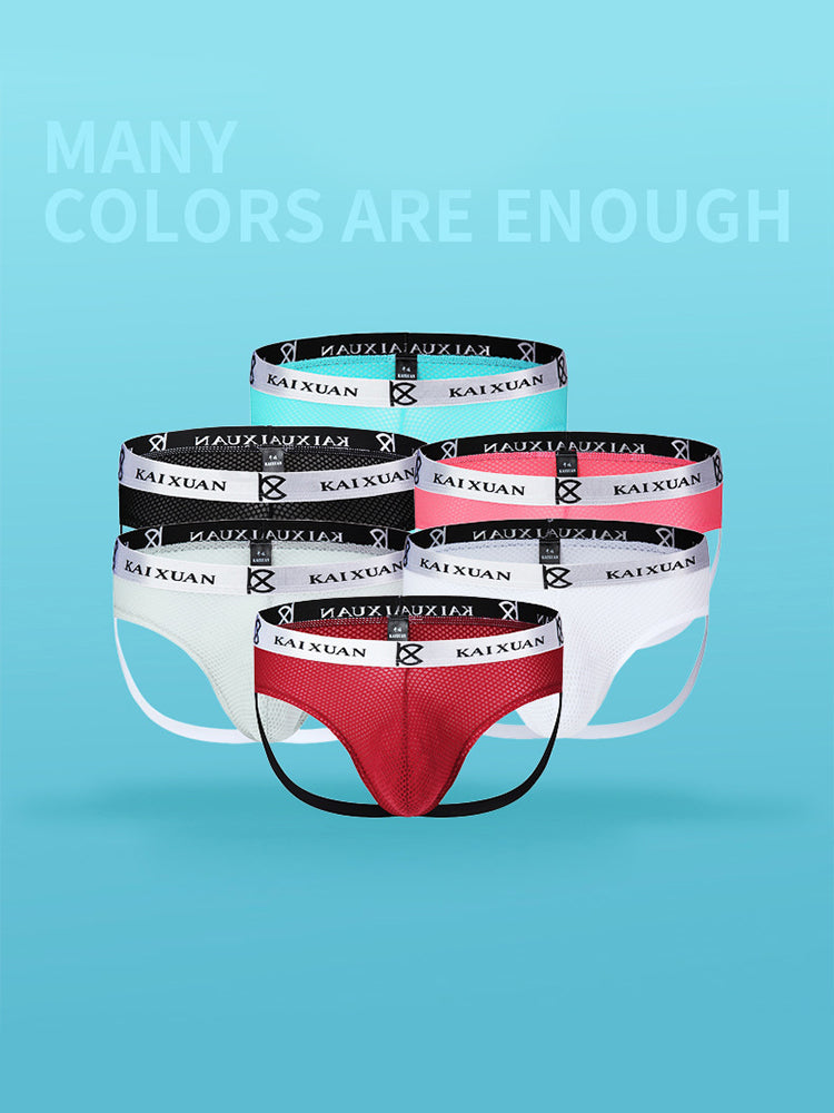 3 Pack Men's Soft Elastic Comfortable Breathable Low Waist Sexy Thong