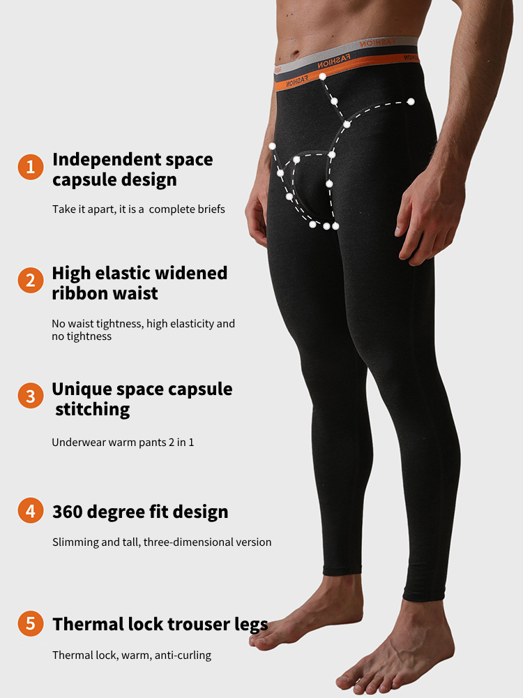 Men's Underwear-free Cotton Warm Bottoms