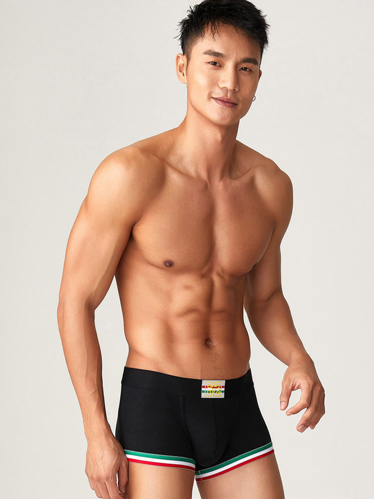 2 Pack Men's Low-Rise Cotton Boxer Briefs