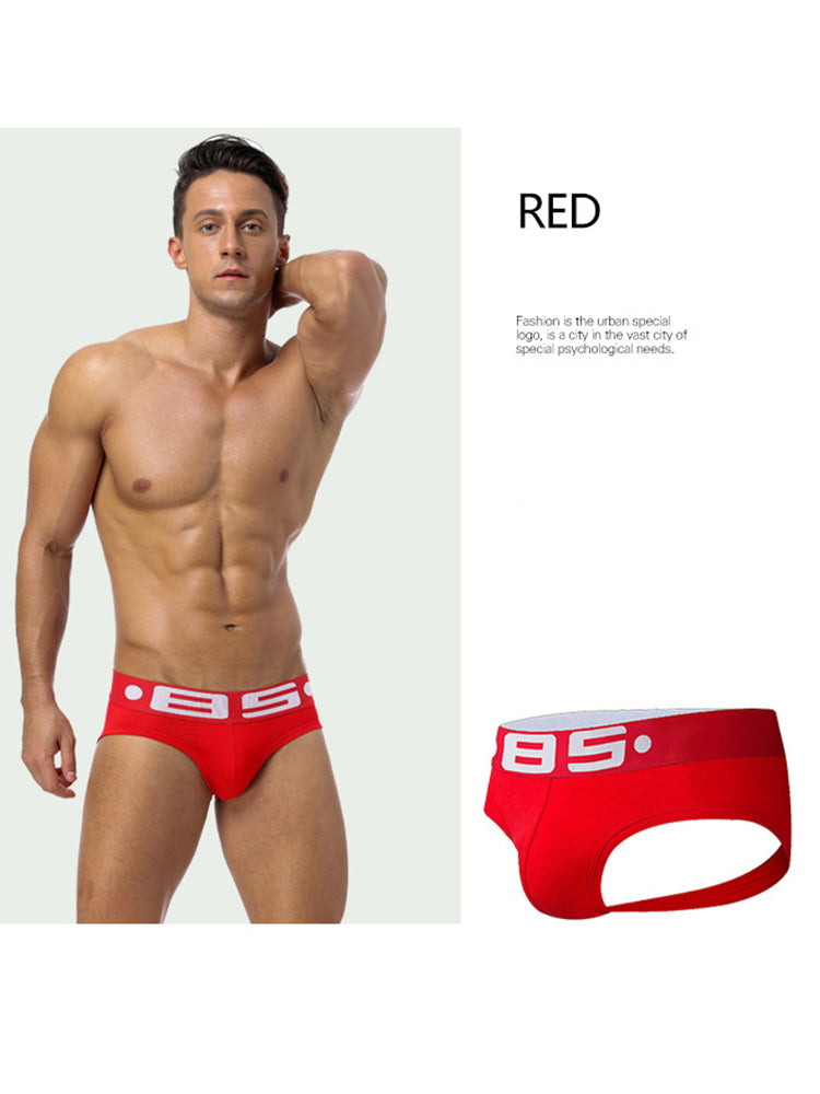 3 Pack Men's Sport Solid Low-Rise Jockstraps