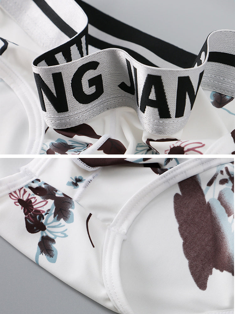 3 Pack Men's Ice Silk Dual Pouch Briefs