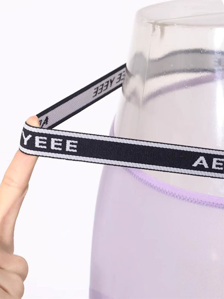 Men's Transparent Ice Silk Waistband Separate Briefs