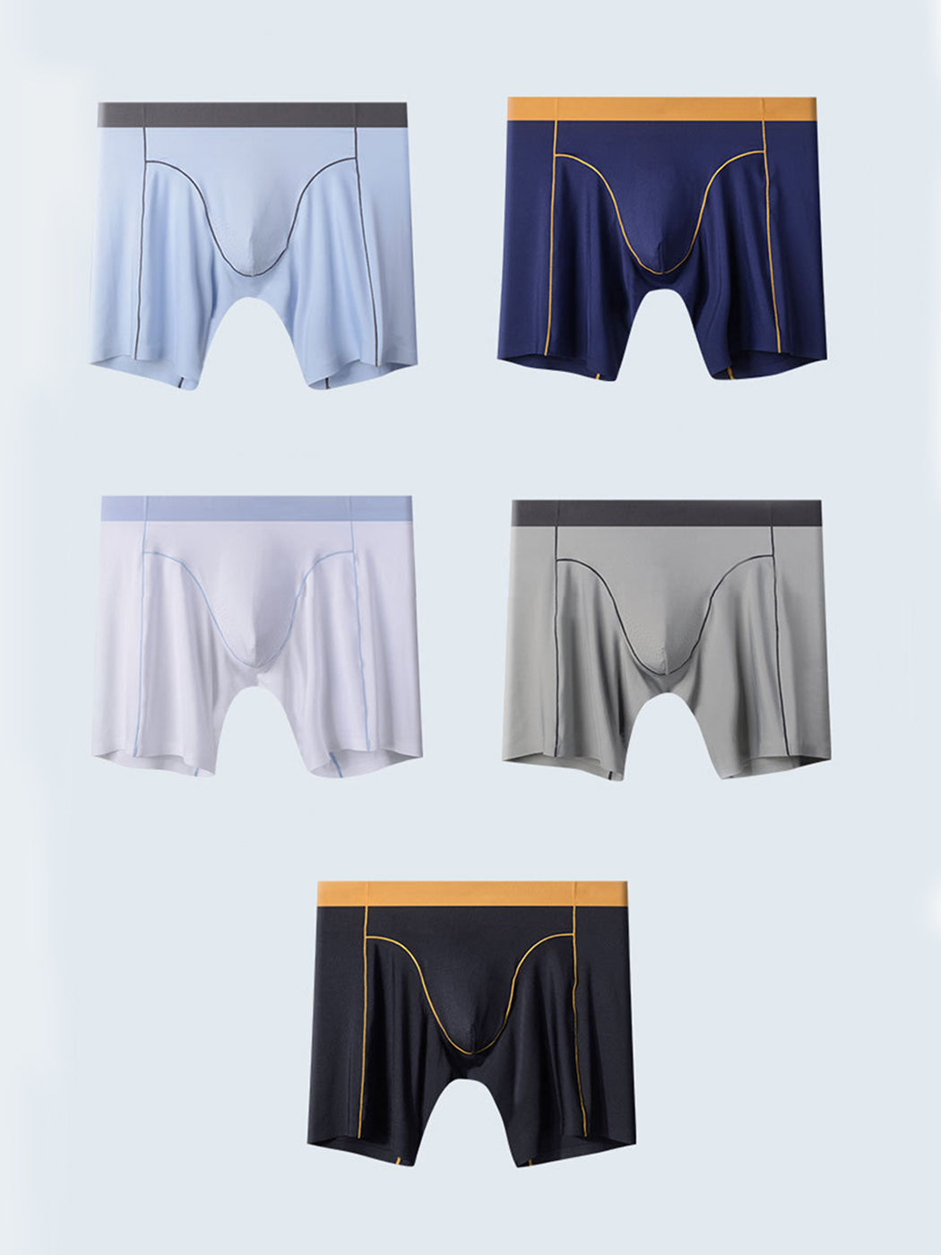 2 Pack Men's Sport Chafe Proof Boxer Briefs