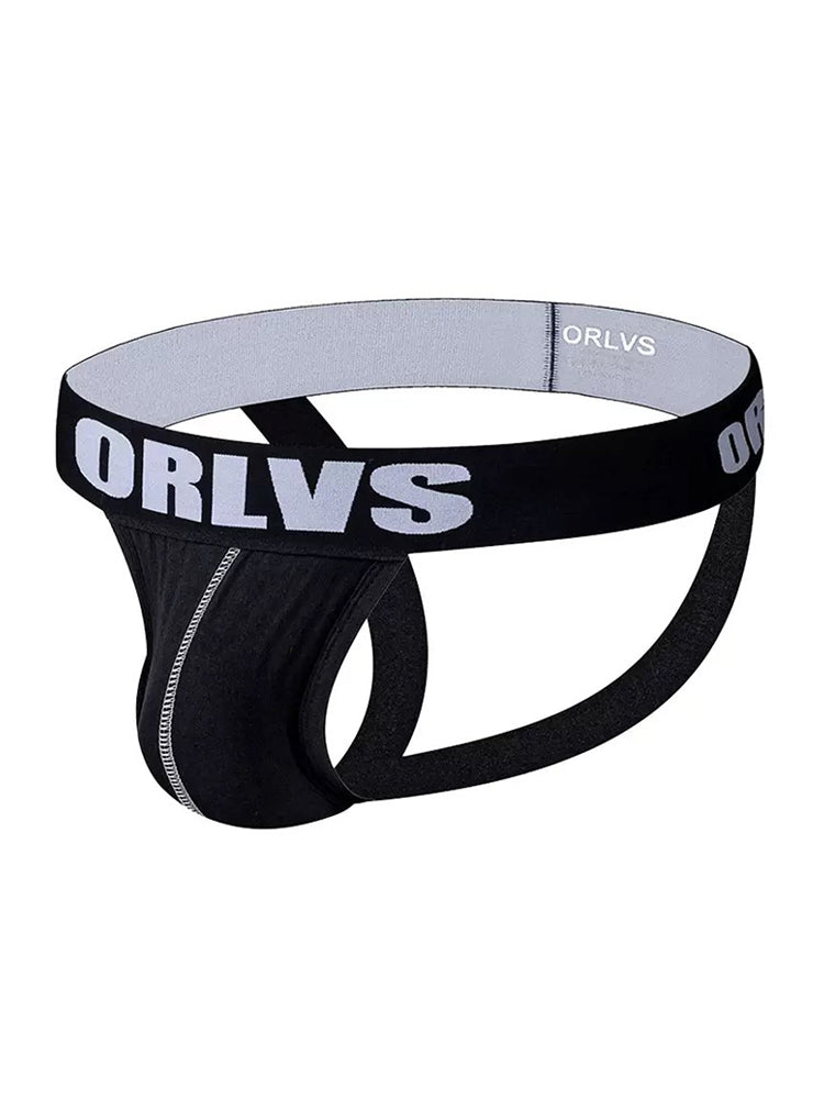 3 Pack Men's U-Pouch Striped Sexy Jockstraps