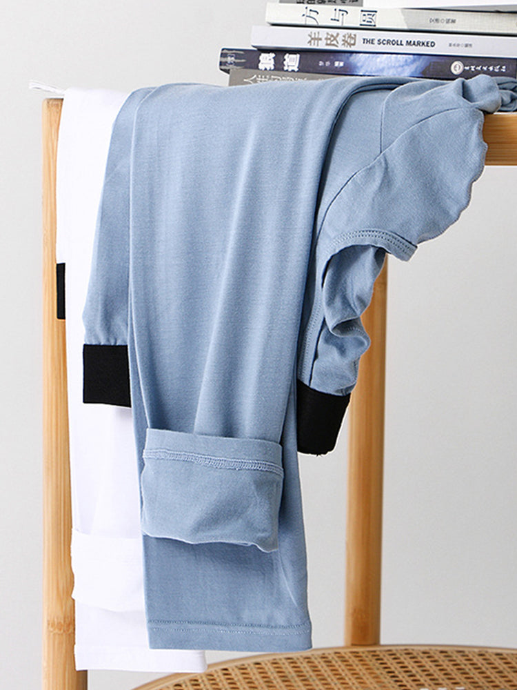 Men's Split-opening Pouch Thermal Pants