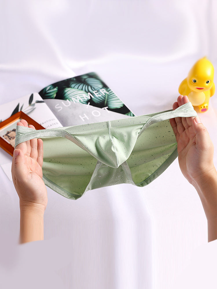 3-pack Men's Sexy Breathable U-convex Big Pouch Bikini