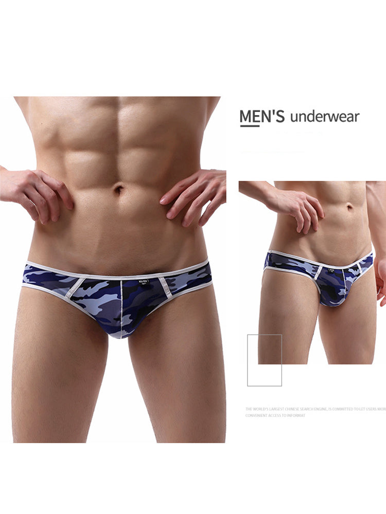 3-pack Men's Nylon Low-rise U-shaped Briefs