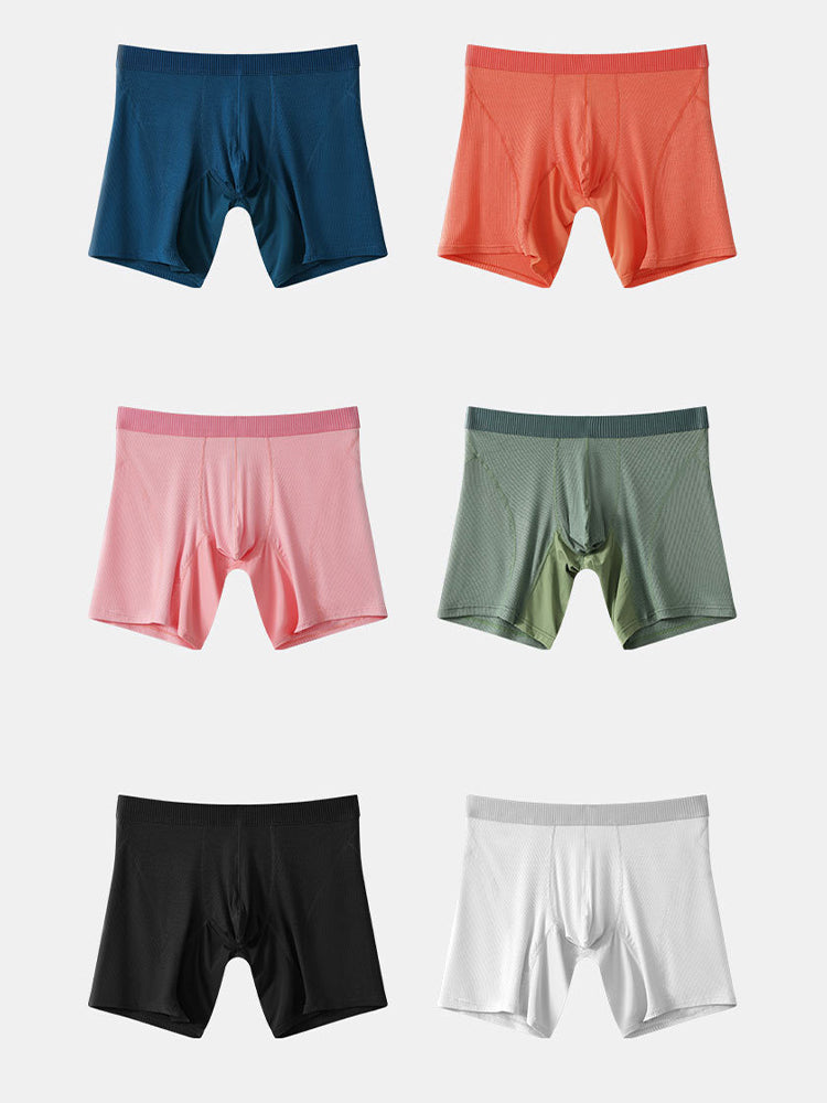 2 Pack Men's Casual Ice Silk Midway Briefs