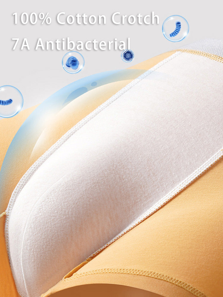 3 Pack Men's Cotton Breathable Antibacterial Quick-Dry U-Shaped Trunks