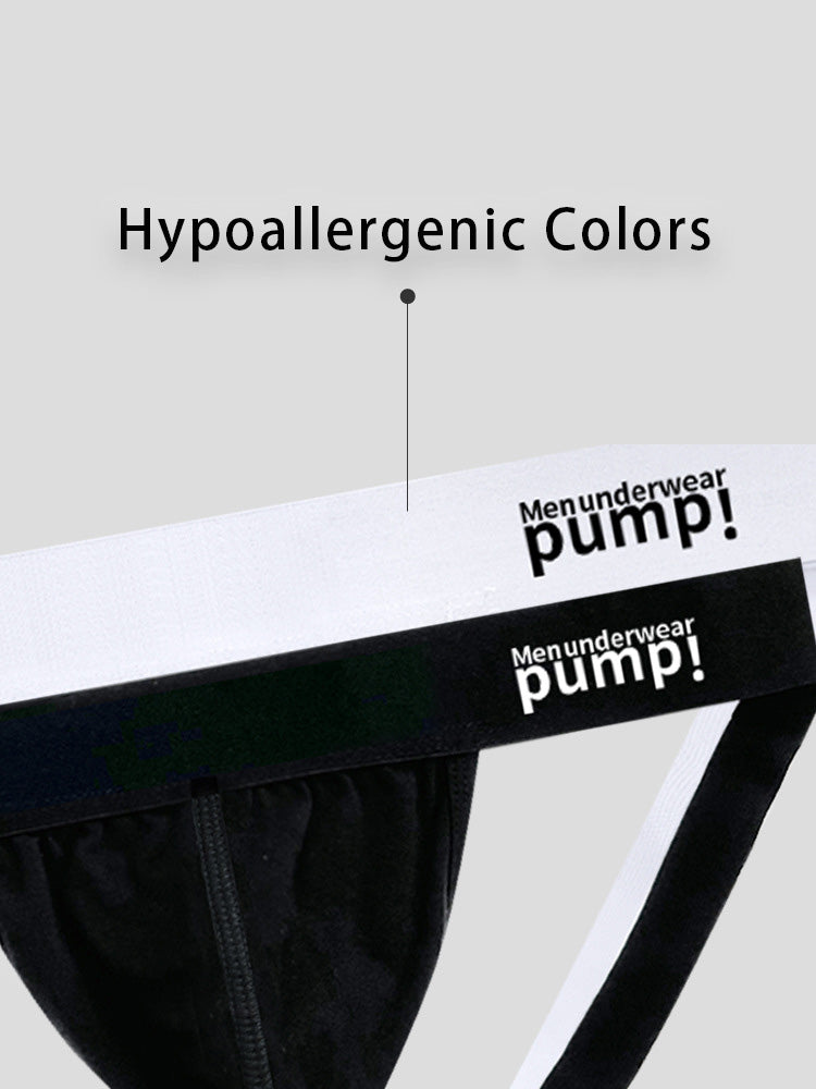 2 Pack Men's Sexy Thin Breathable Hip-Lifting Jockstrap