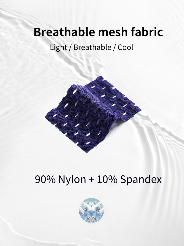 2-pack Men's Breathable Mesh Briefs with U-shaped Convex Pockets