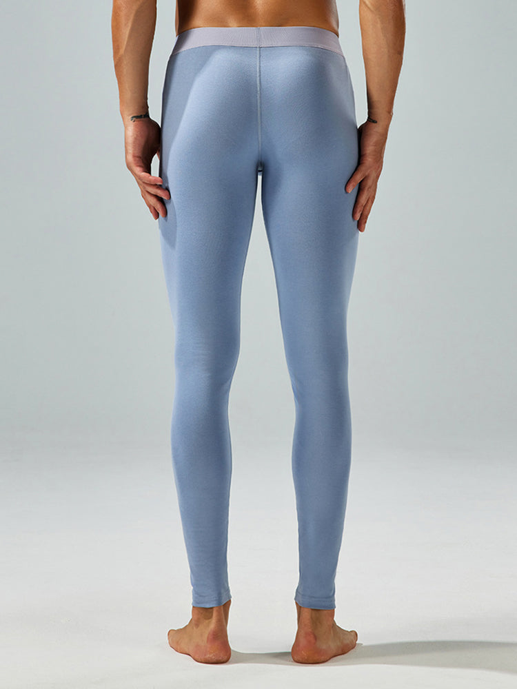 Seobean Men's Thin Autumn and Winter Essential Thermal Underwear Long Pants