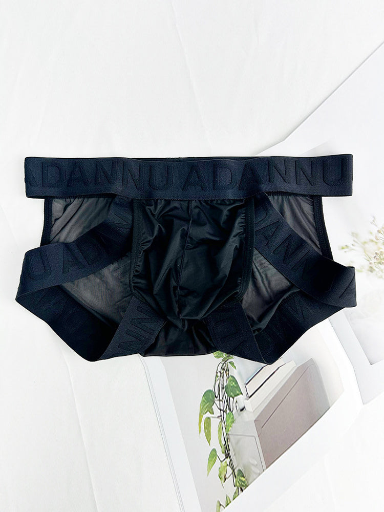 Men's Sheer Double Strap Sexy Bikini