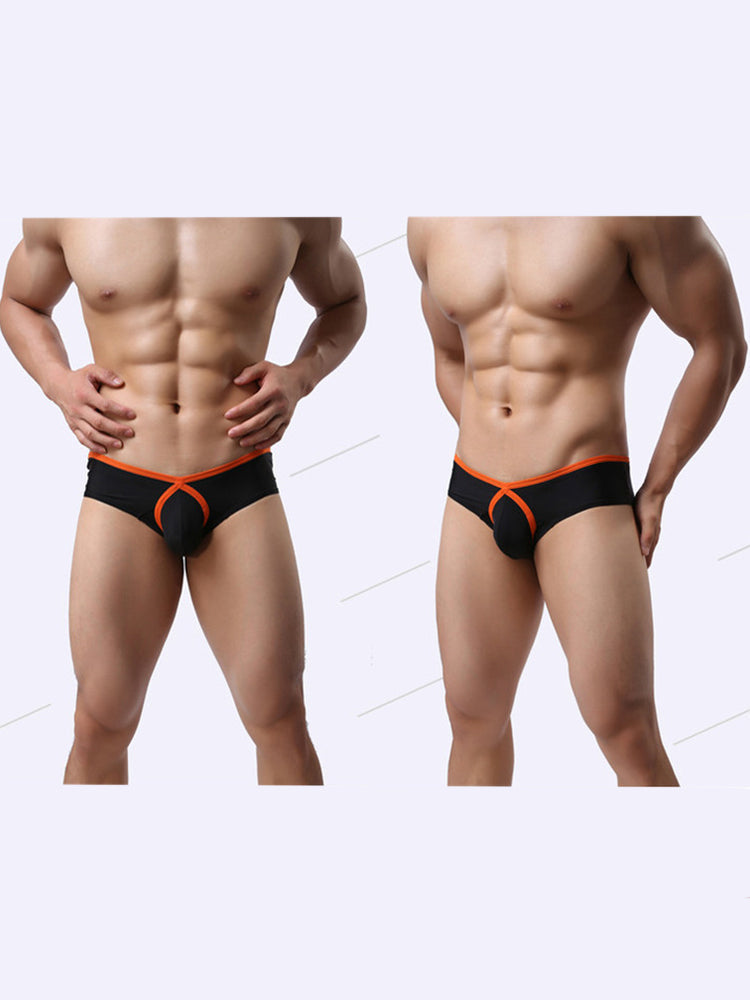 3 Pack Men's Trendy Breathable Sexy Nylon Trunks